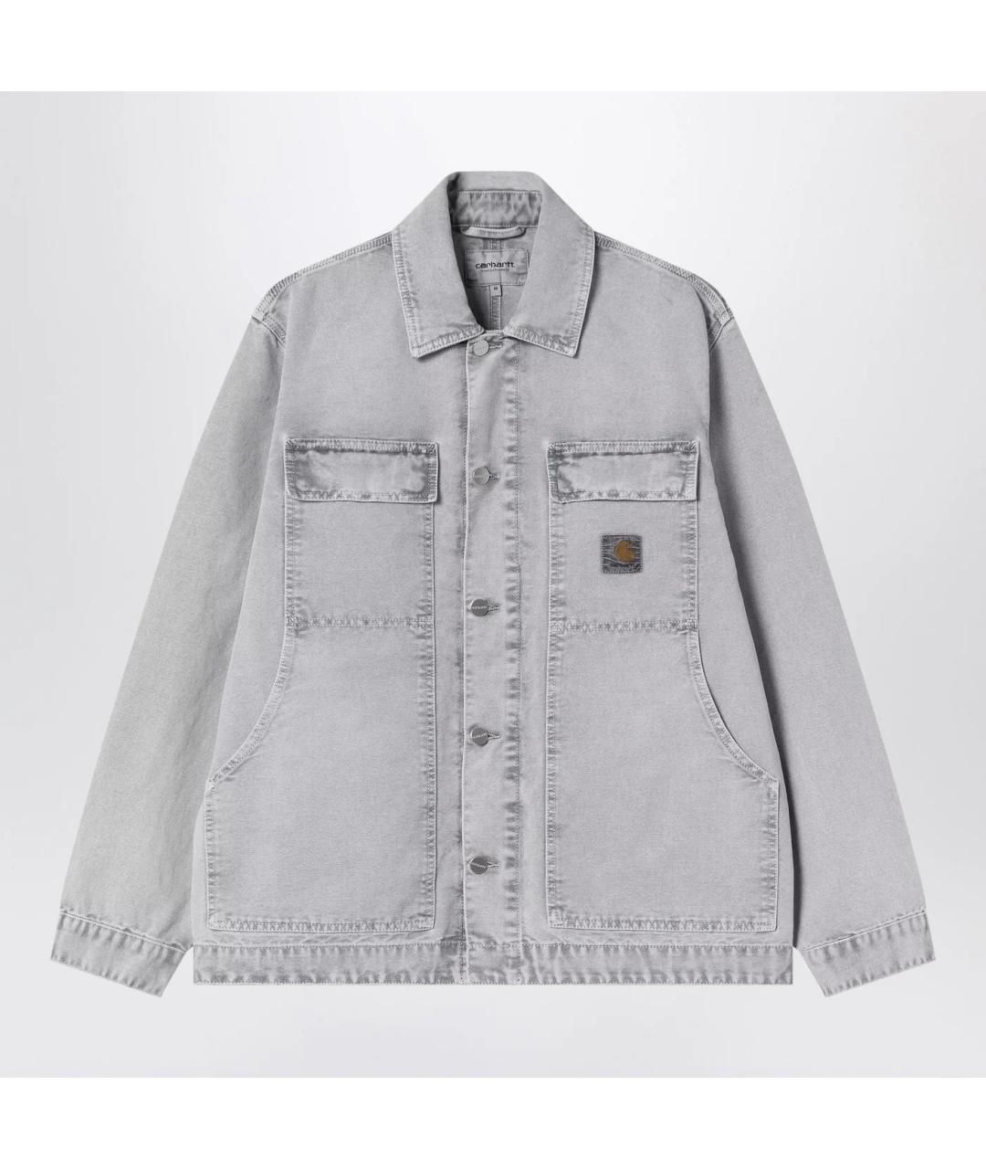 CARHARTT WIP Серая хлопковая куртка, фото 3