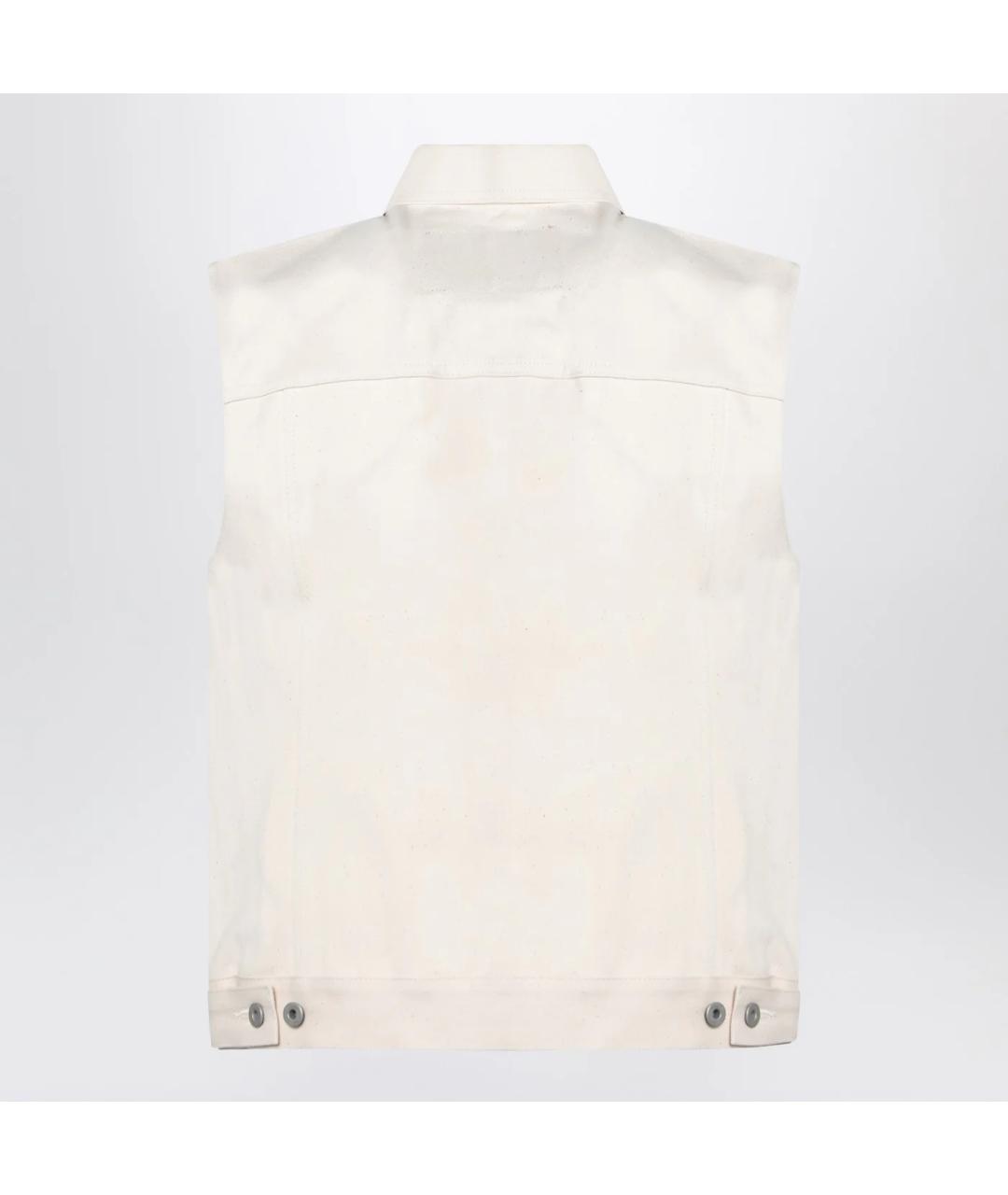 RICK OWENS DRKSHDW Белый деним жилет, фото 2