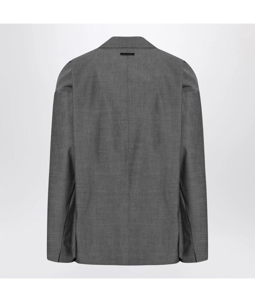 FEAR OF GOD Серая хлопковая куртка, фото 2