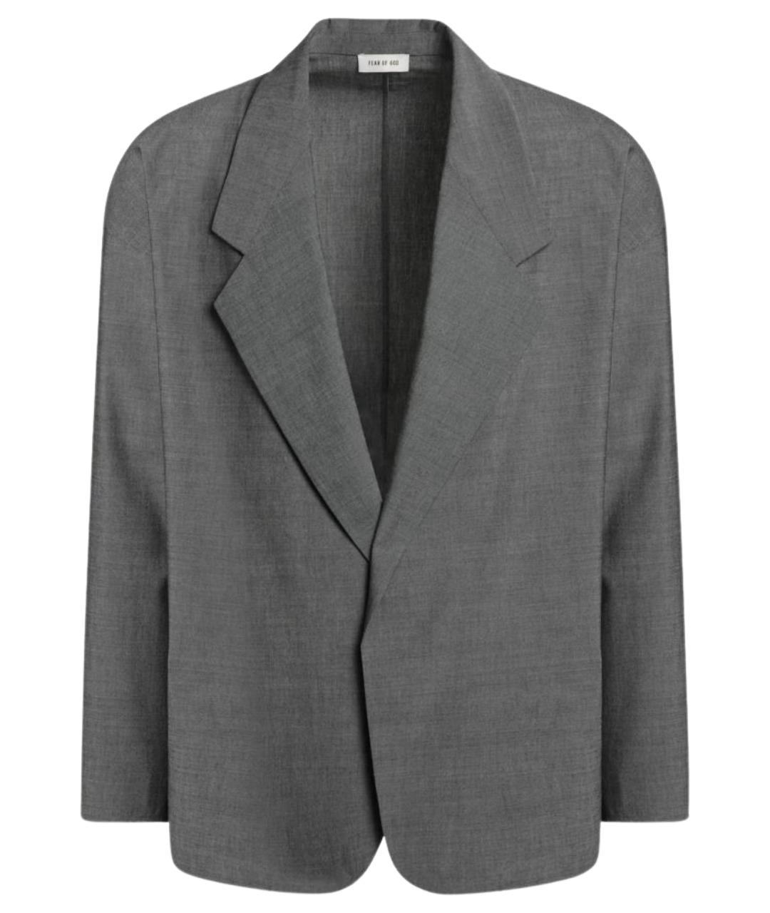 FEAR OF GOD Серая хлопковая куртка, фото 1