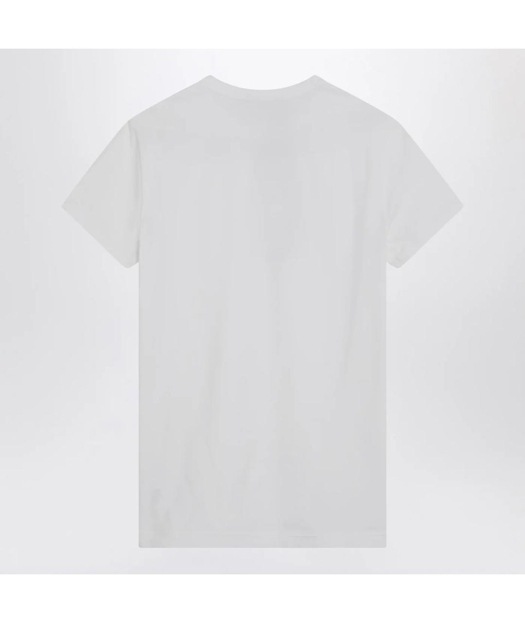 DOLCE&GABBANA Белая хлопковая футболка, фото 2