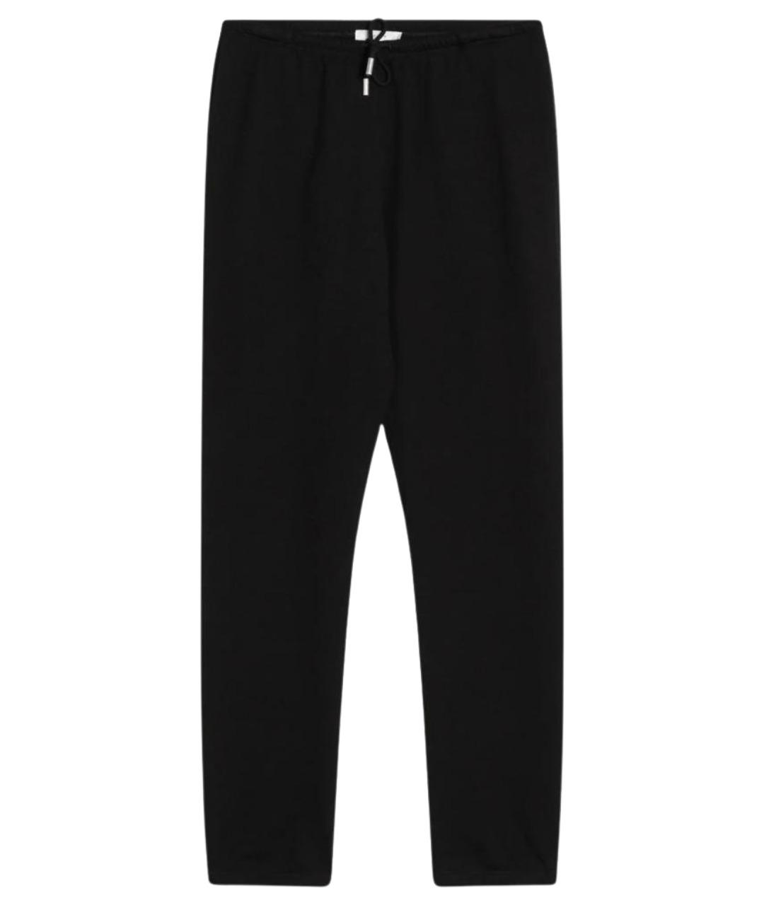 THE ROW Черные хлопковые прямые брюки, фото 1