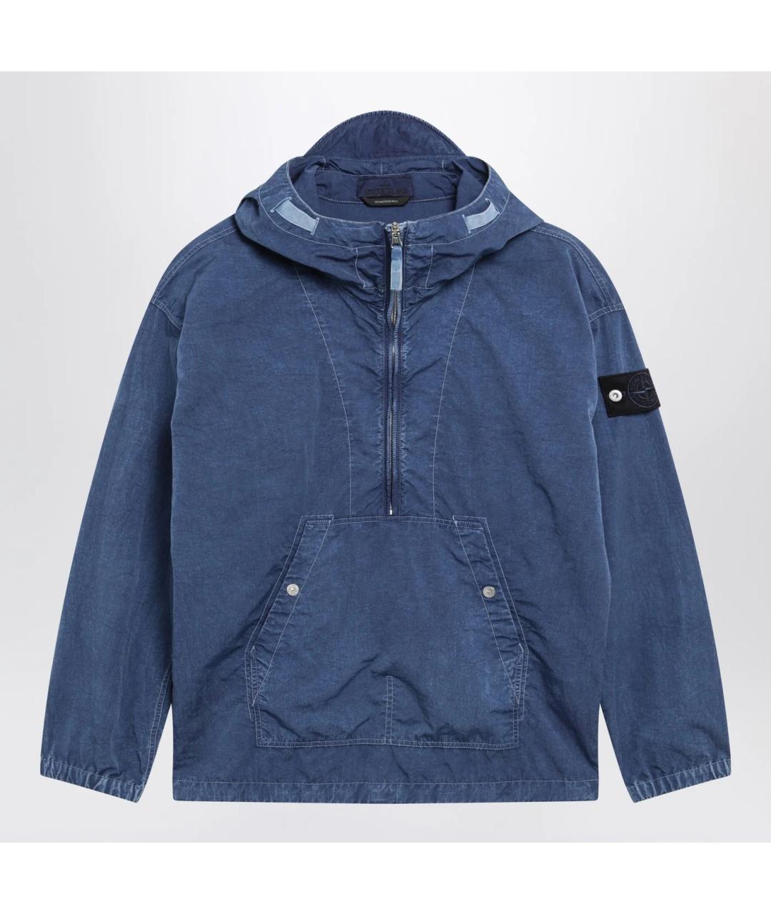 STONE ISLAND Синяя полиамидовая куртка, фото 3