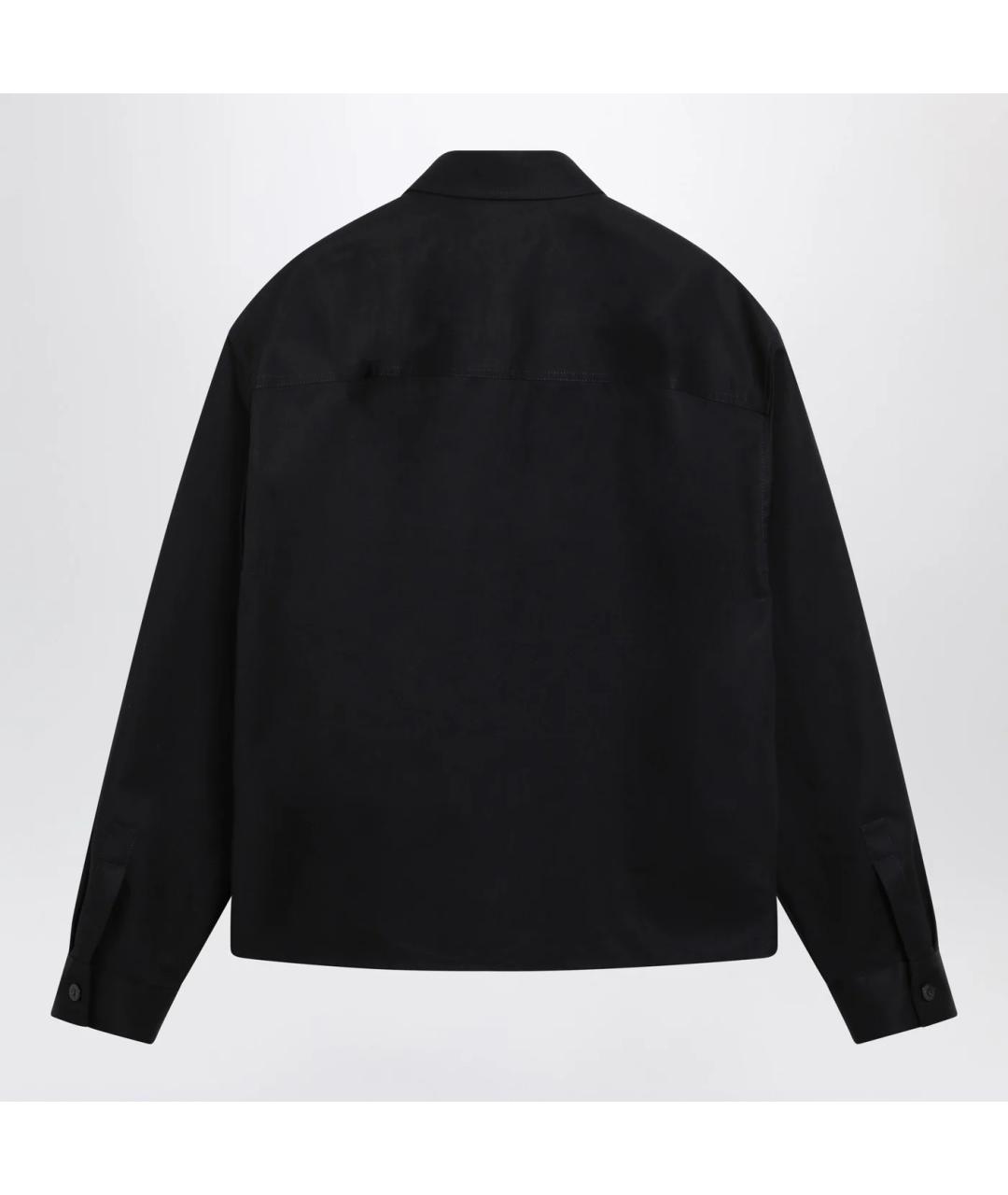 GUCCI Темно-синяя хлопковая кэжуал рубашка, фото 2