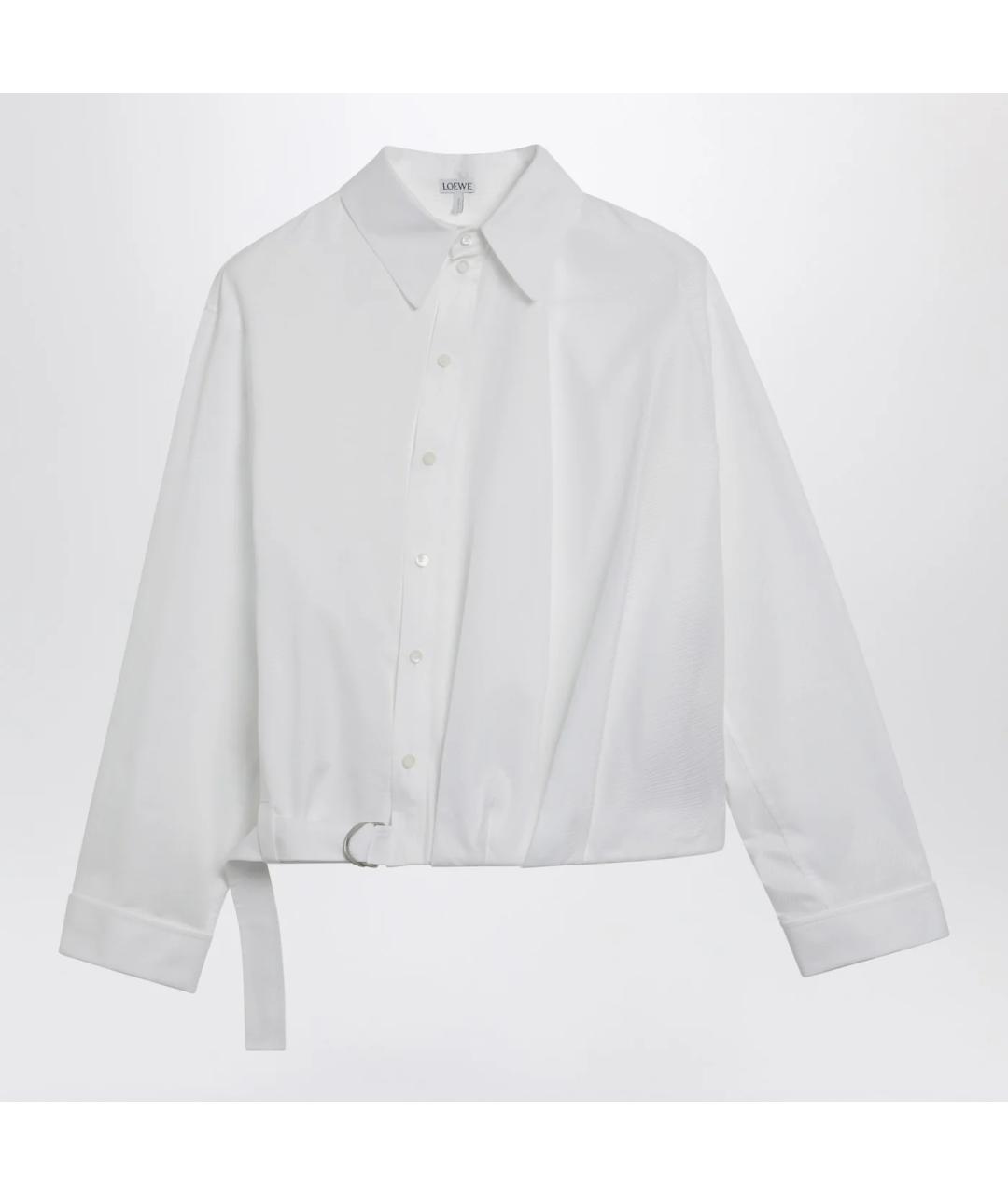 LOEWE Белая хлопковая рубашка, фото 3