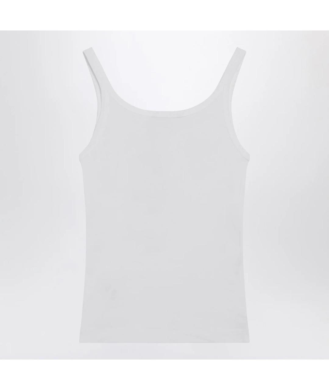 DOLCE&GABBANA Белая хлопковая майка, фото 2