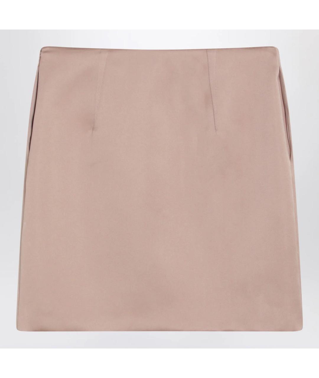 CHLOE Розовая хлопковая юбка мини, фото 2