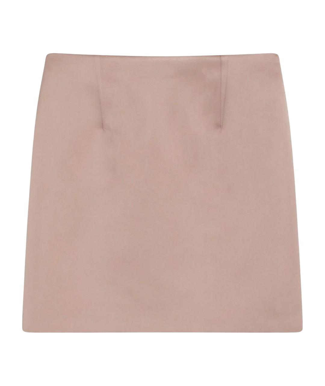 CHLOE Розовая хлопковая юбка мини, фото 1