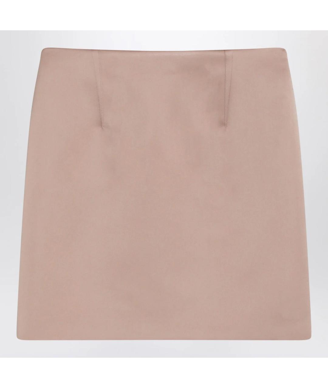 CHLOE Розовая хлопковая юбка мини, фото 3