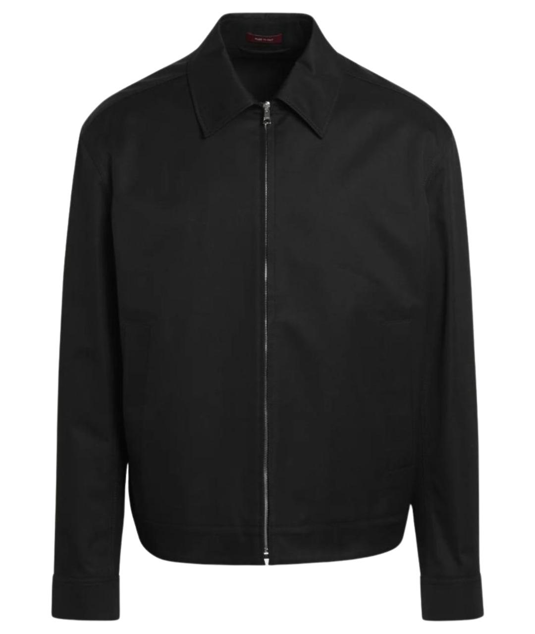 GUCCI Черная хлопковая куртка, фото 1