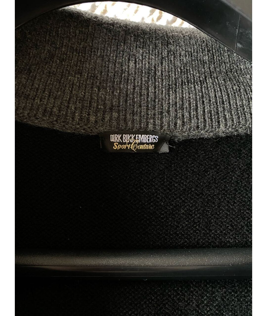 BIKKEMBERGS Черный кашемировый джемпер / свитер, фото 4