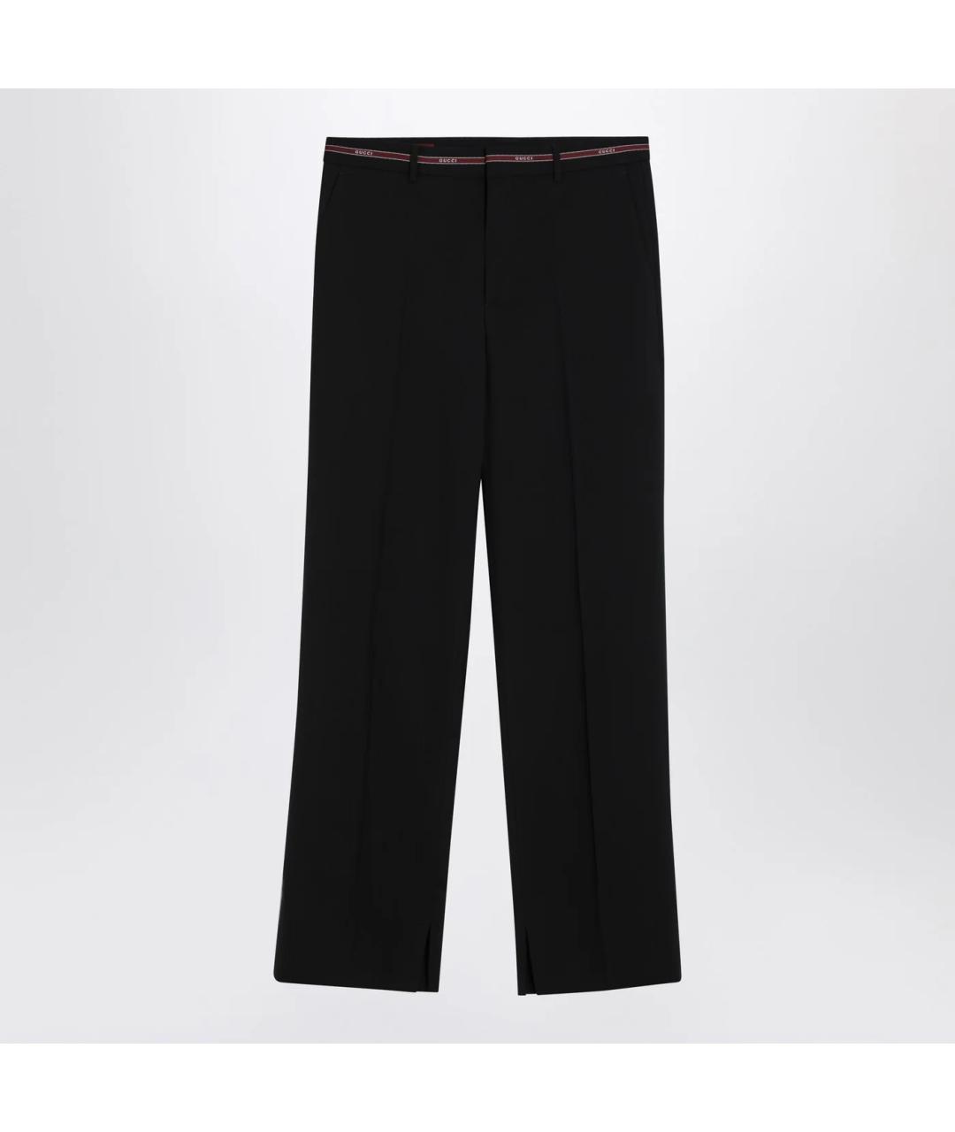 GUCCI Темно-синие хлопковые повседневные брюки, фото 3