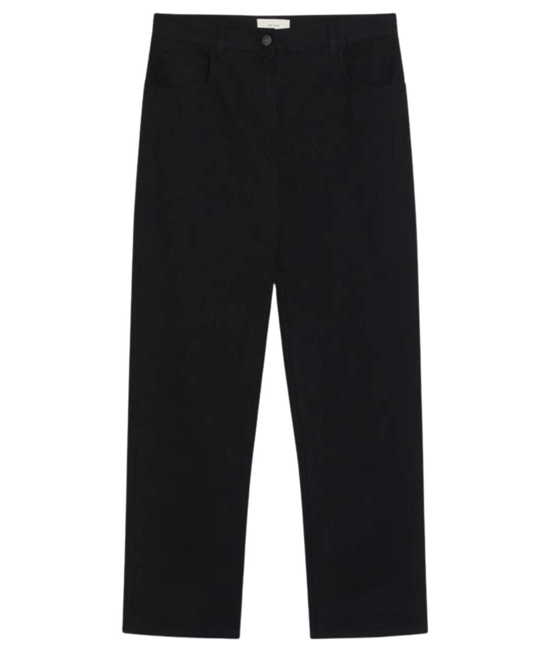 THE ROW Черные хлопковые прямые джинсы, фото 1