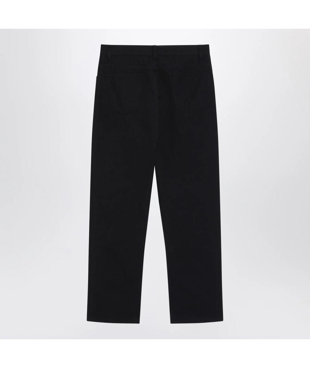 THE ROW Черные хлопковые прямые джинсы, фото 2