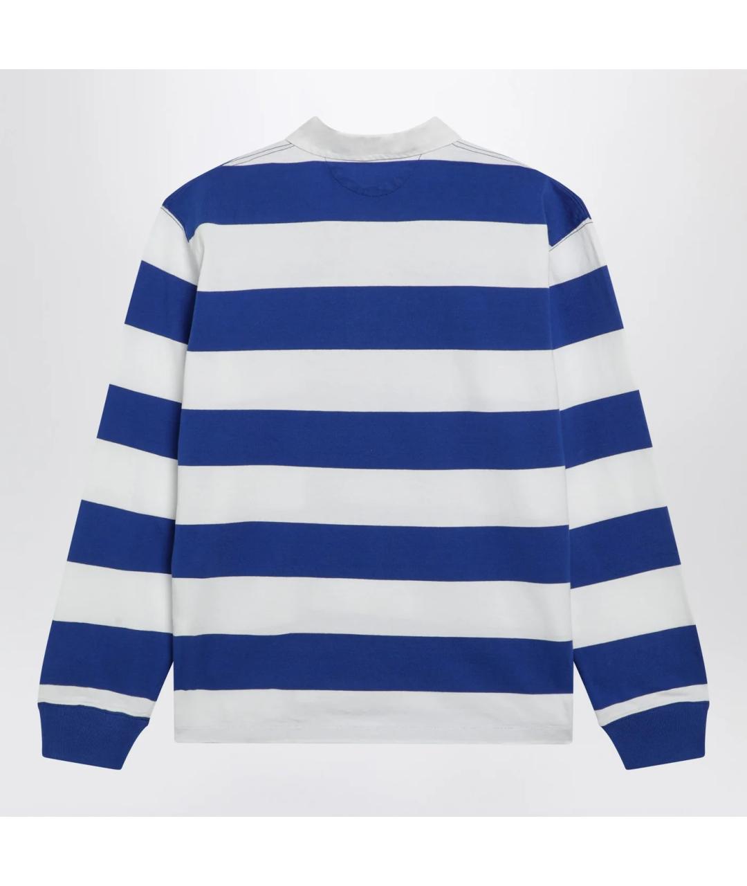 POLO RALPH LAUREN Мульти хлопковое поло с длинным рукавом, фото 2