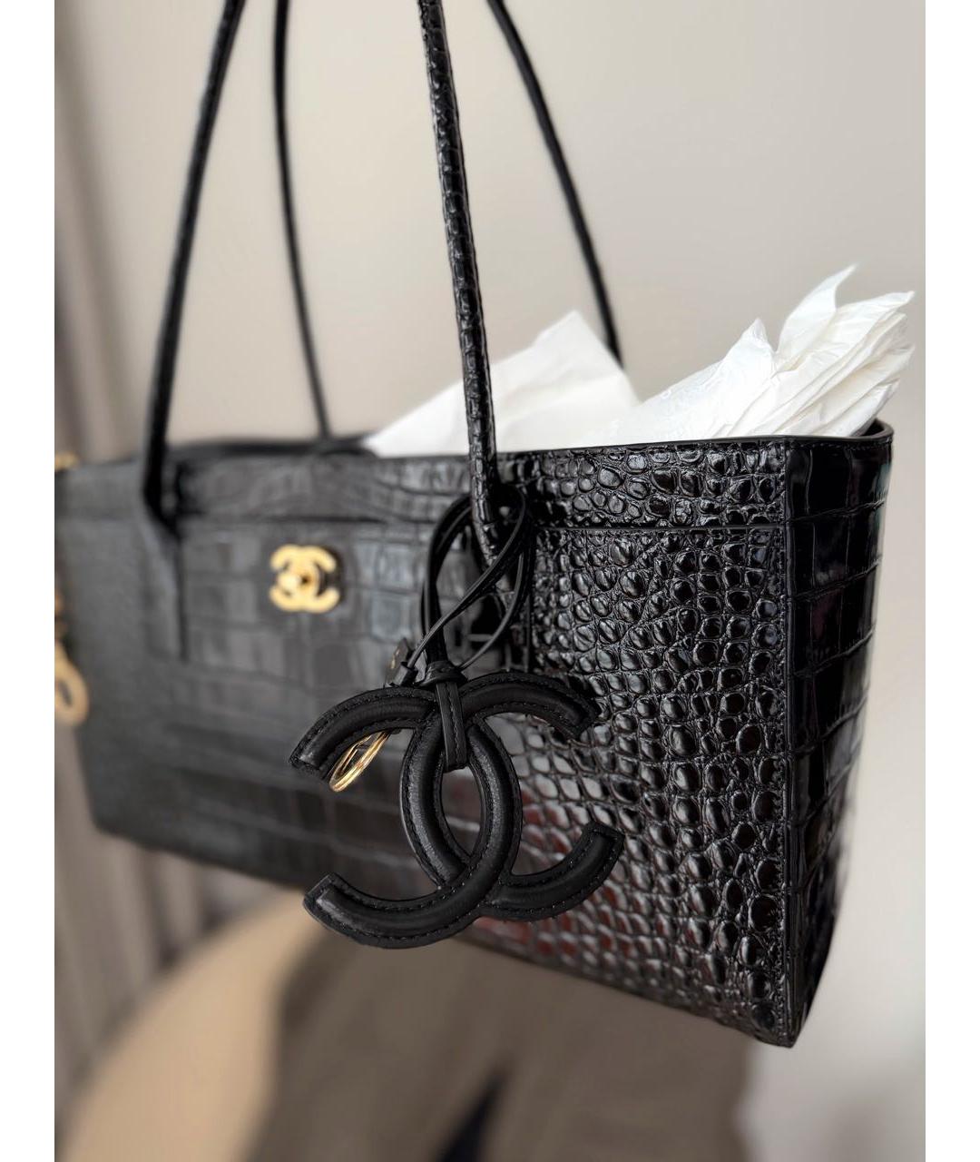 CHANEL Черный брелок, фото 2