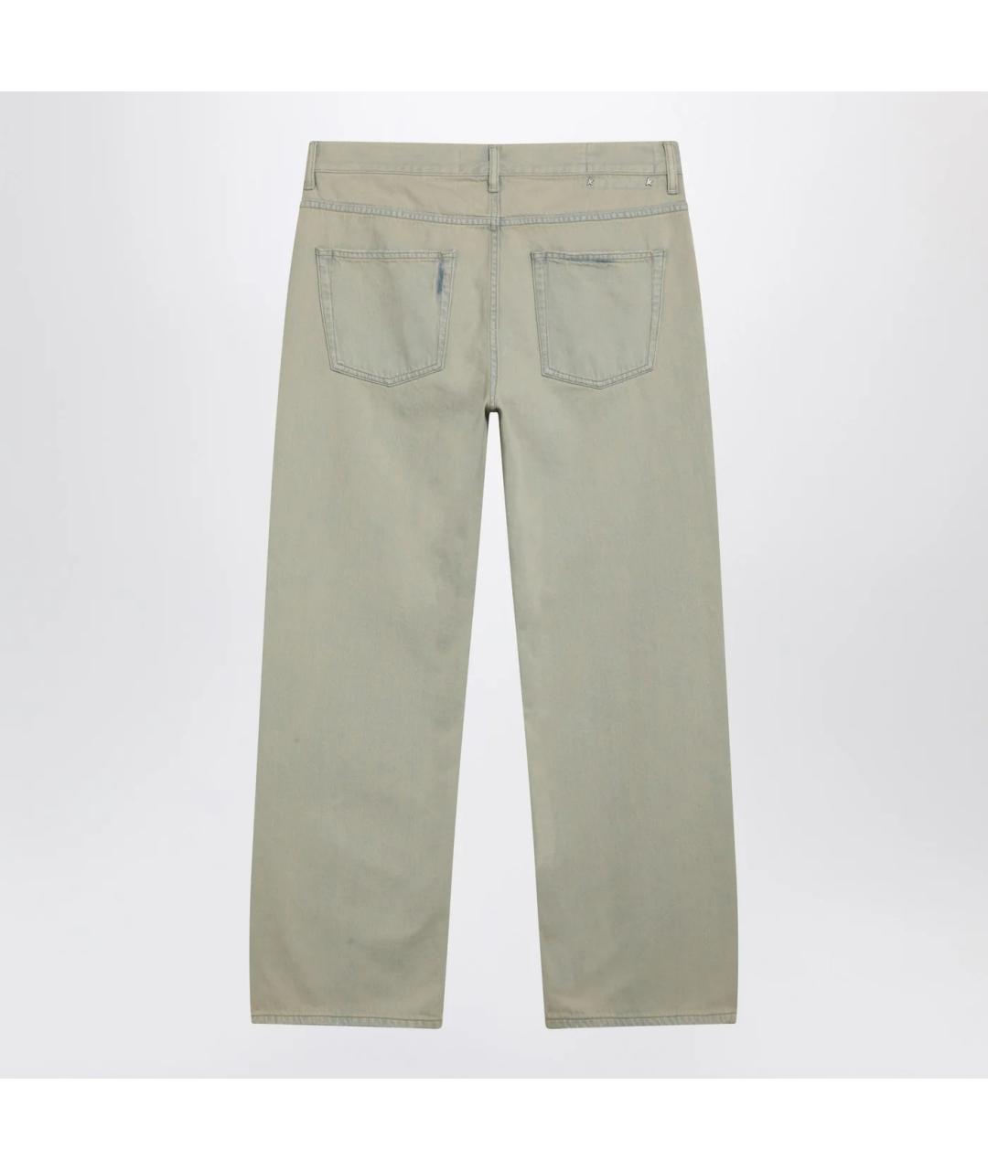 GOLDEN GOOSE DELUXE BRAND Бежевые деним повседневные брюки, фото 2