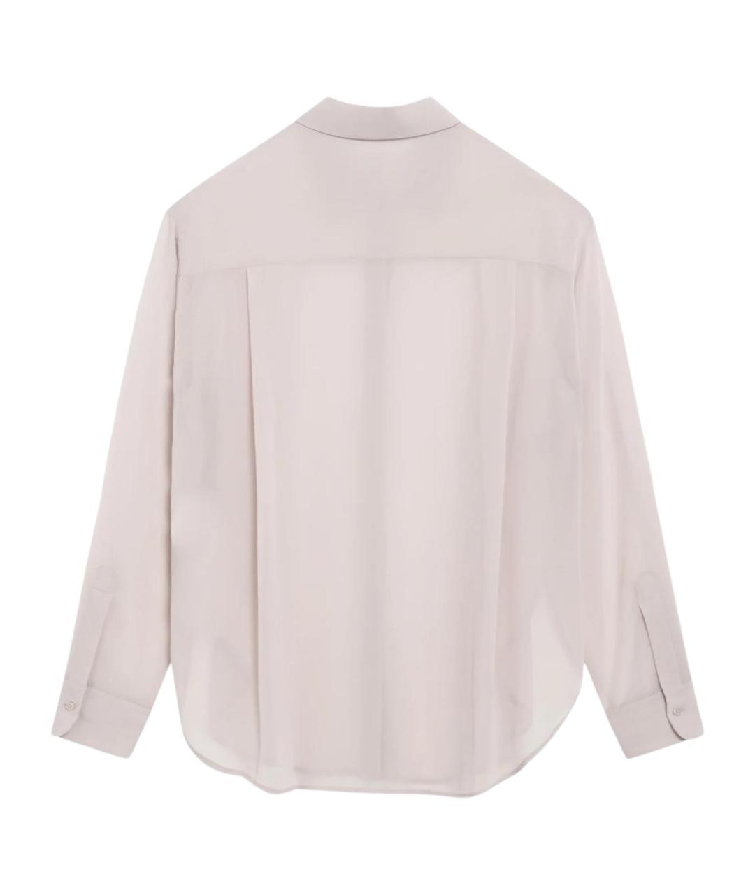 THE FRANKIE SHOP Розовая полиэстеровая рубашка, фото 2