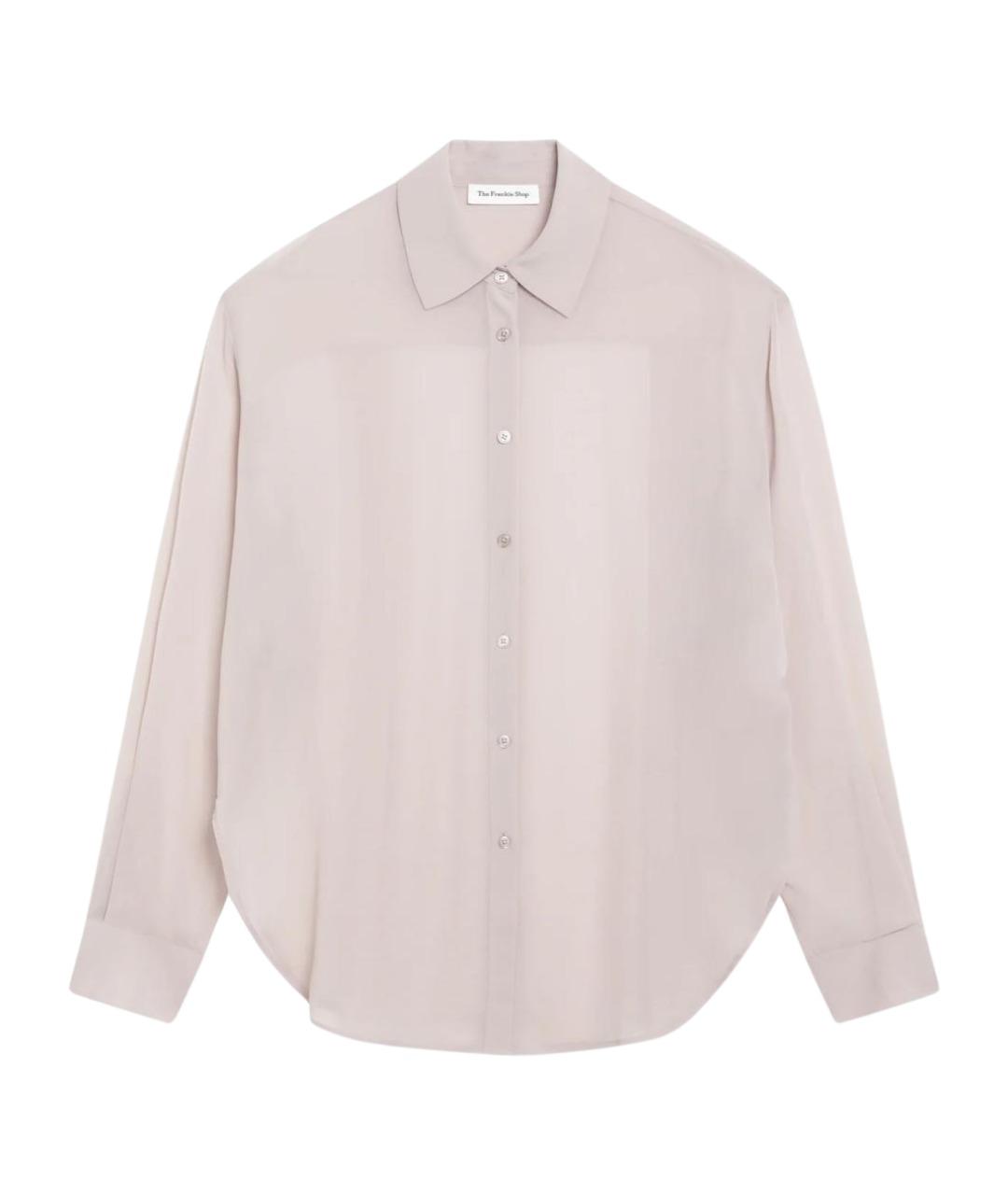 THE FRANKIE SHOP Розовая полиэстеровая рубашка, фото 1
