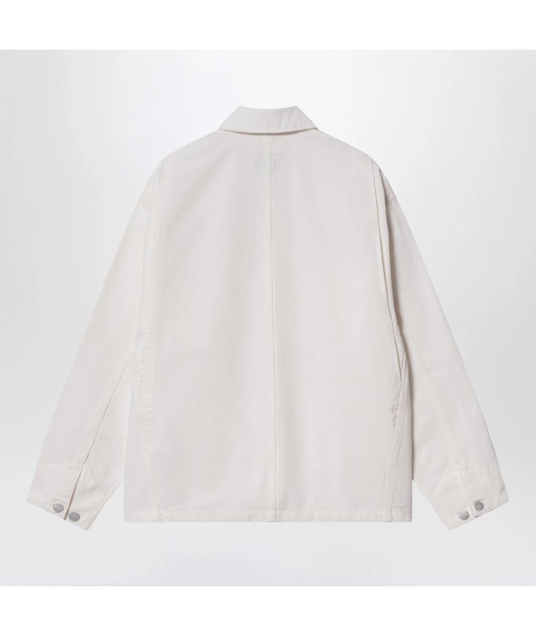 CARHARTT WIP Белая хлопковая куртка, фото 2