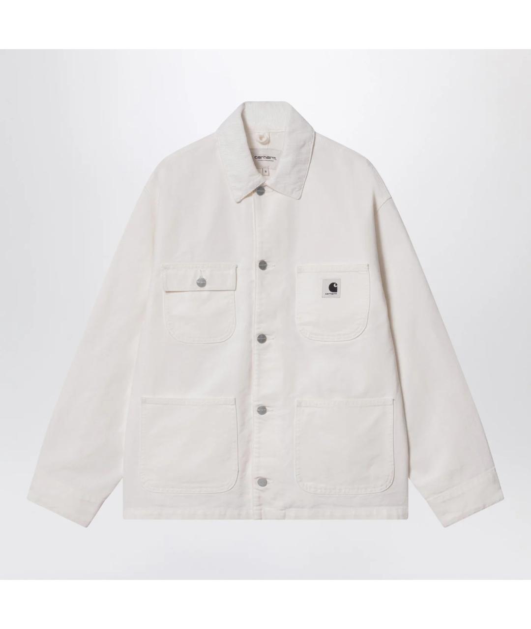 CARHARTT WIP Белая хлопковая куртка, фото 3