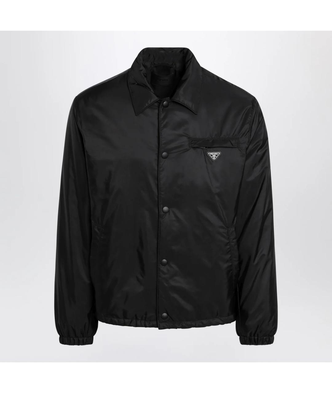 PRADA Черная полиамидовая куртка, фото 3
