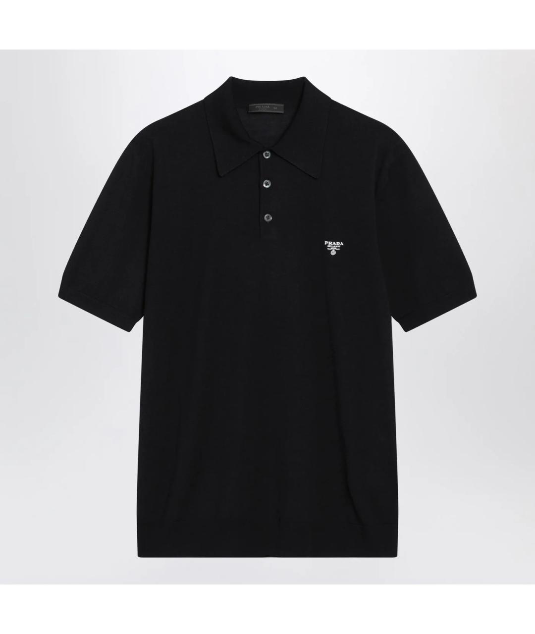 PRADA Темно-синий шерстяной джемпер / свитер, фото 3