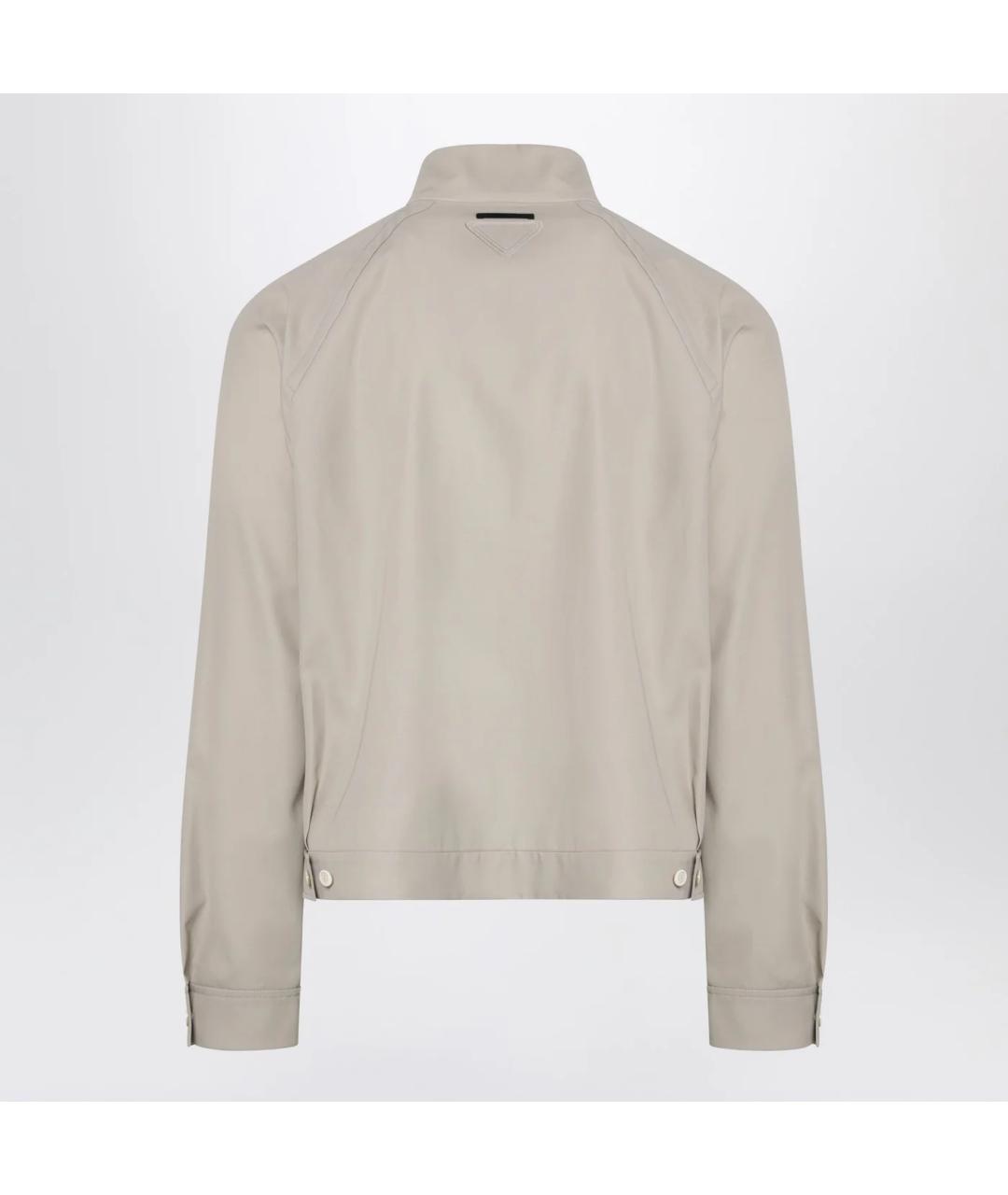 PRADA Бежевая хлопковая куртка, фото 2