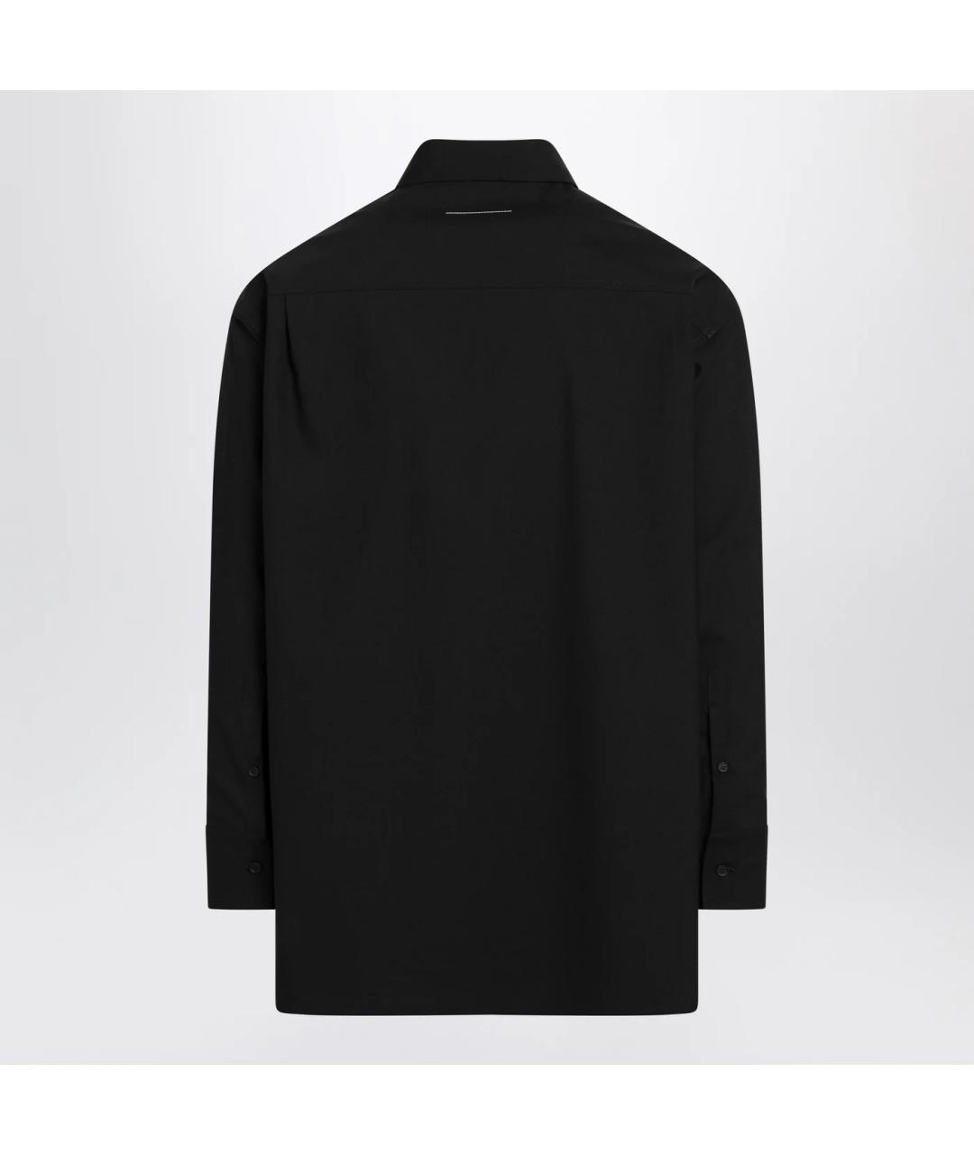 MM6 MAISON MARGIELA Черная кэжуал рубашка, фото 2