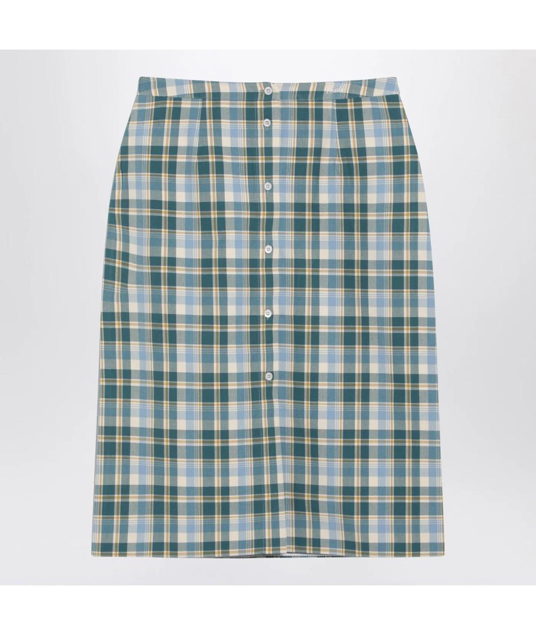 PRADA Мульти хлопковая юбка миди, фото 3