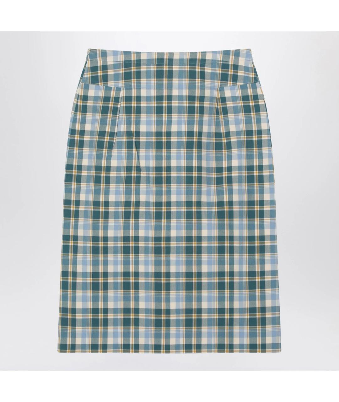 PRADA Мульти хлопковая юбка миди, фото 2