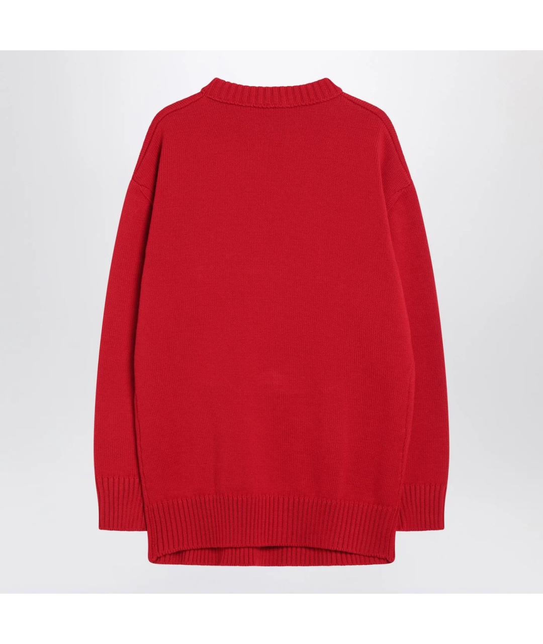 PRADA Красный шерстяной джемпер / свитер, фото 2