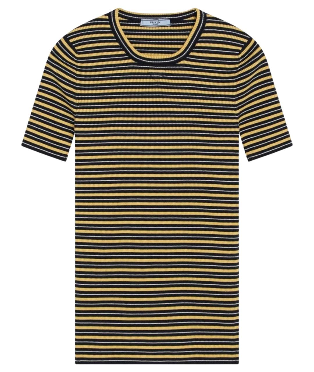 PRADA Мульти хлопковая футболка, фото 1