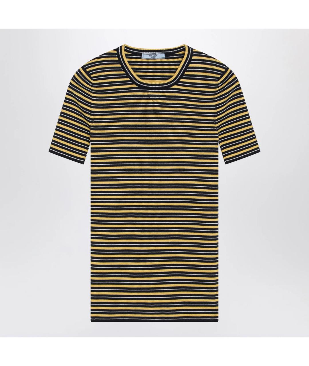 PRADA Мульти хлопковая футболка, фото 3