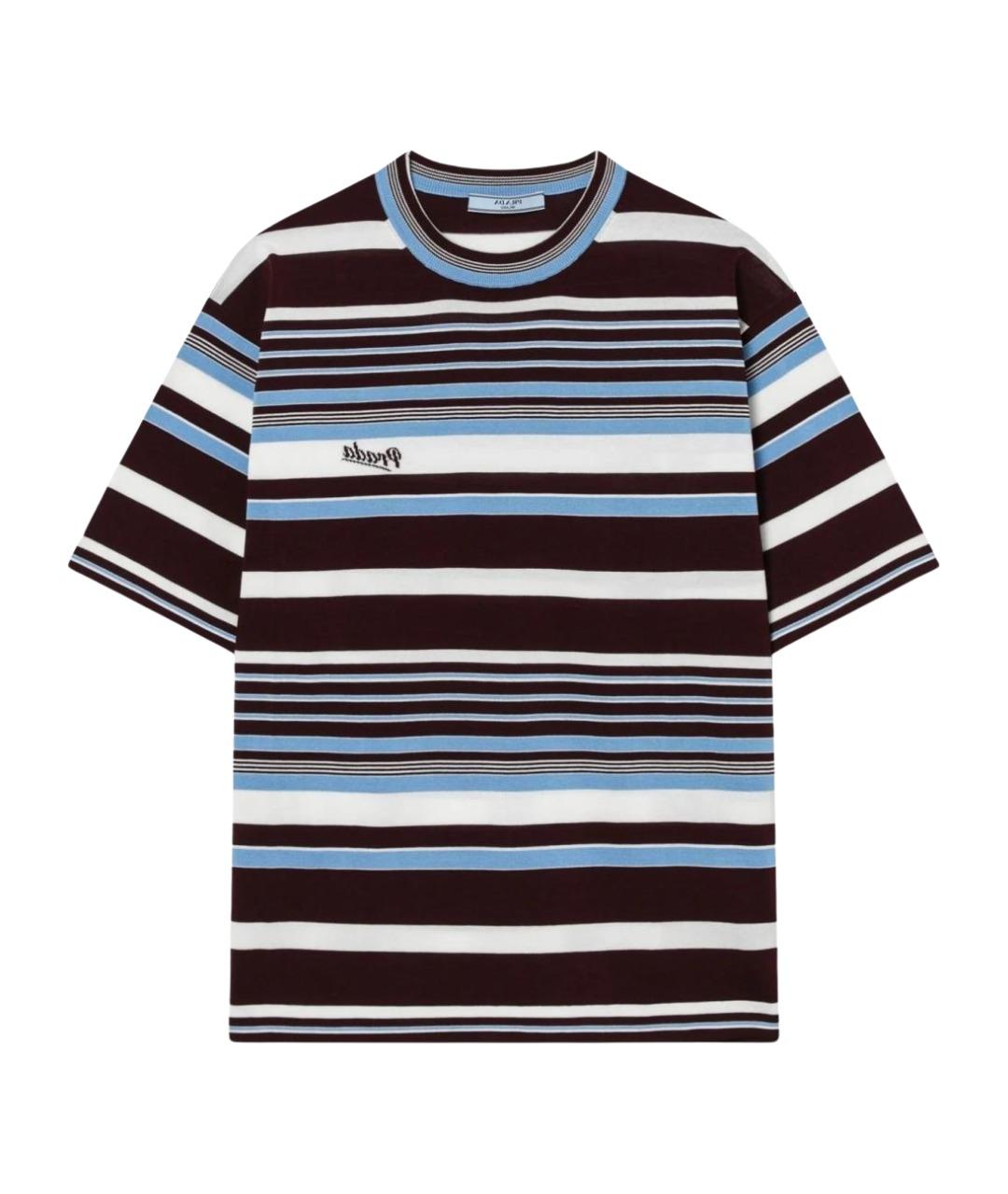 PRADA Мульти хлопковая футболка, фото 1