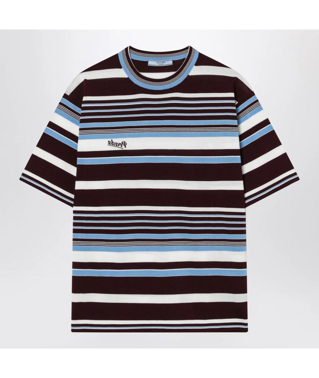 PRADA Мульти хлопковая футболка, фото 3