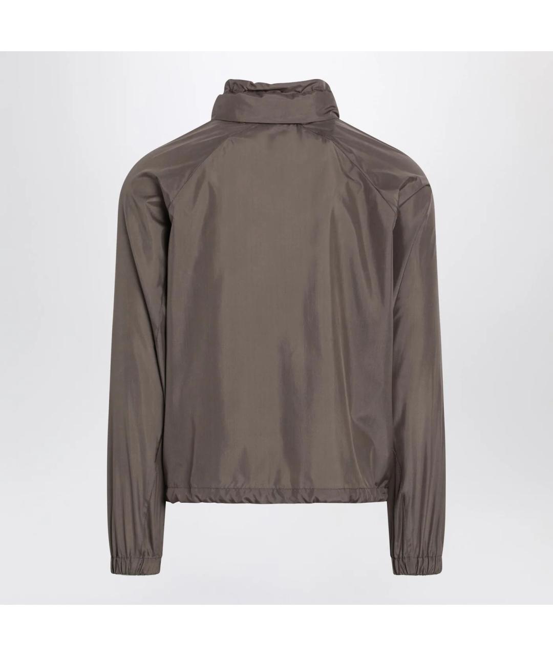 BRUNELLO CUCINELLI Коричневая шелковая куртка, фото 2