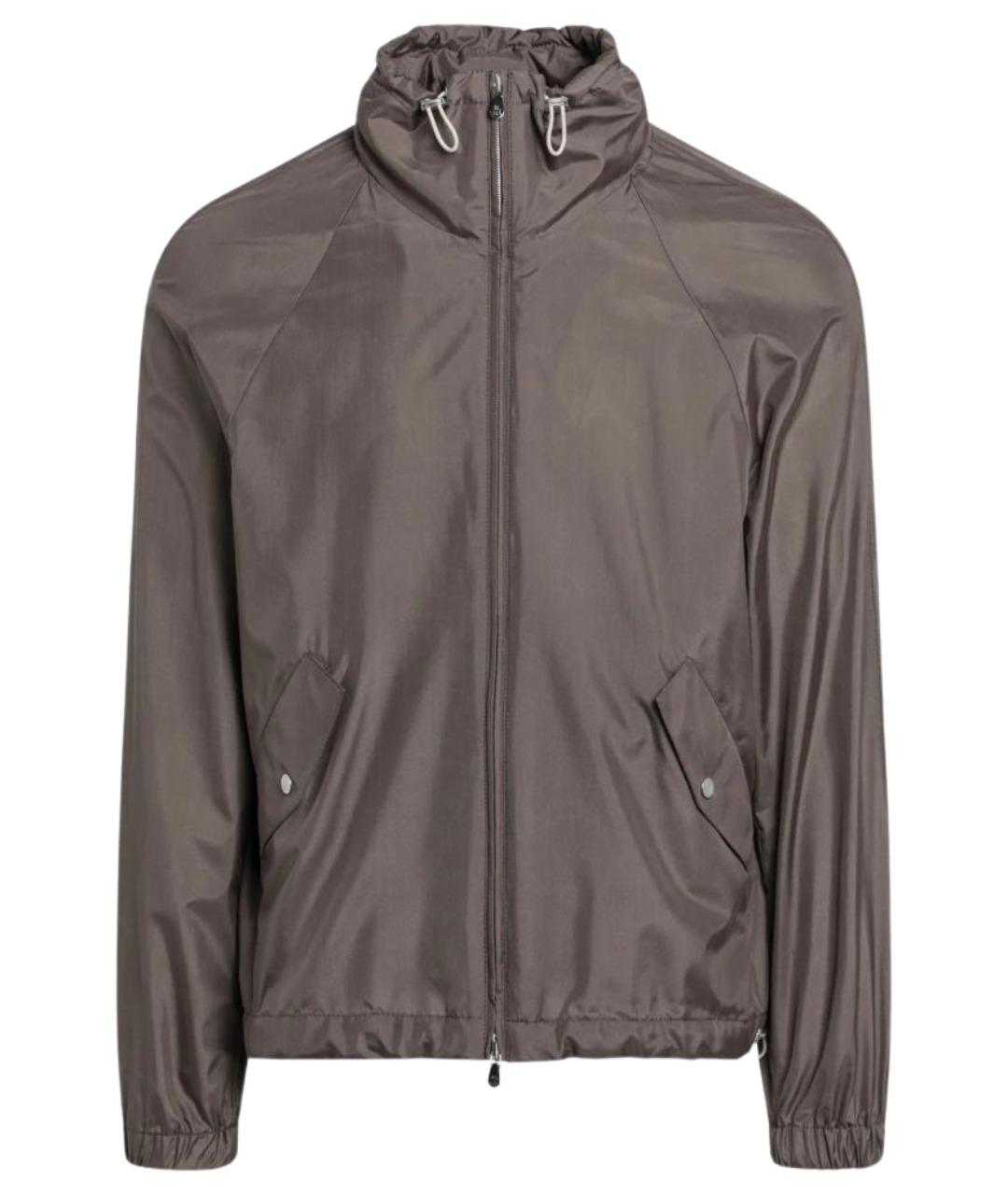 BRUNELLO CUCINELLI Коричневая шелковая куртка, фото 1