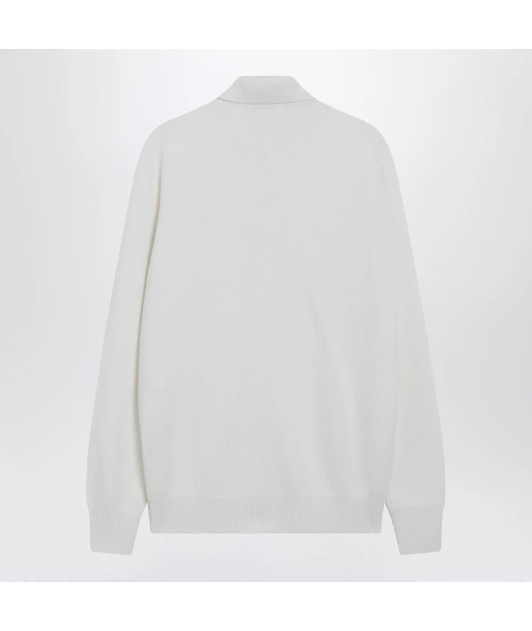 BRUNELLO CUCINELLI Белый кашемировый кардиган, фото 2