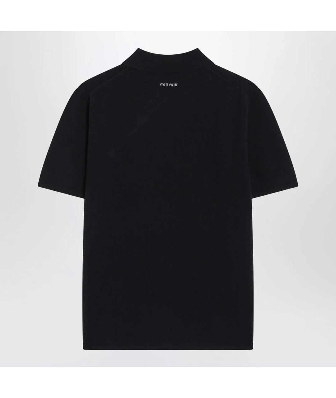 MIU MIU Темно-синий кашемировый джемпер / свитер, фото 2