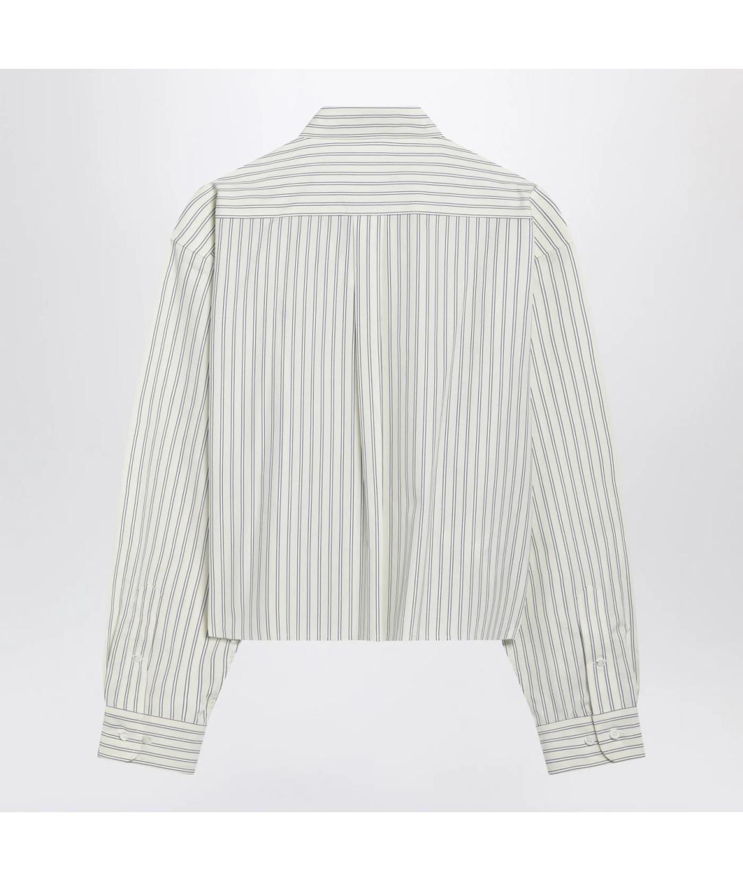 MIU MIU Белая хлопковая рубашка, фото 2