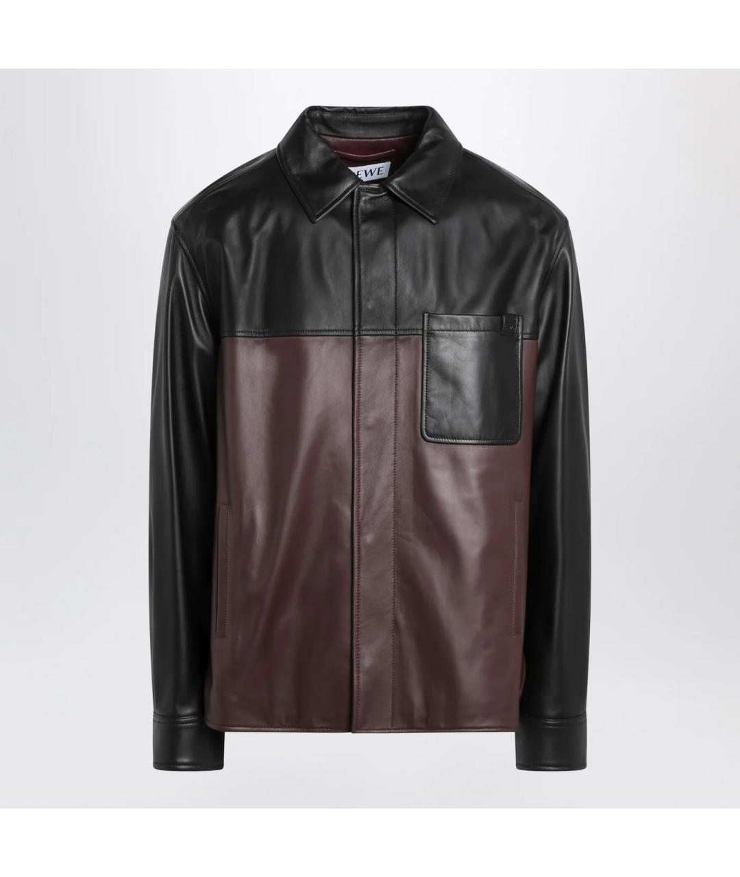 LOEWE Мульти кожаная куртка, фото 3