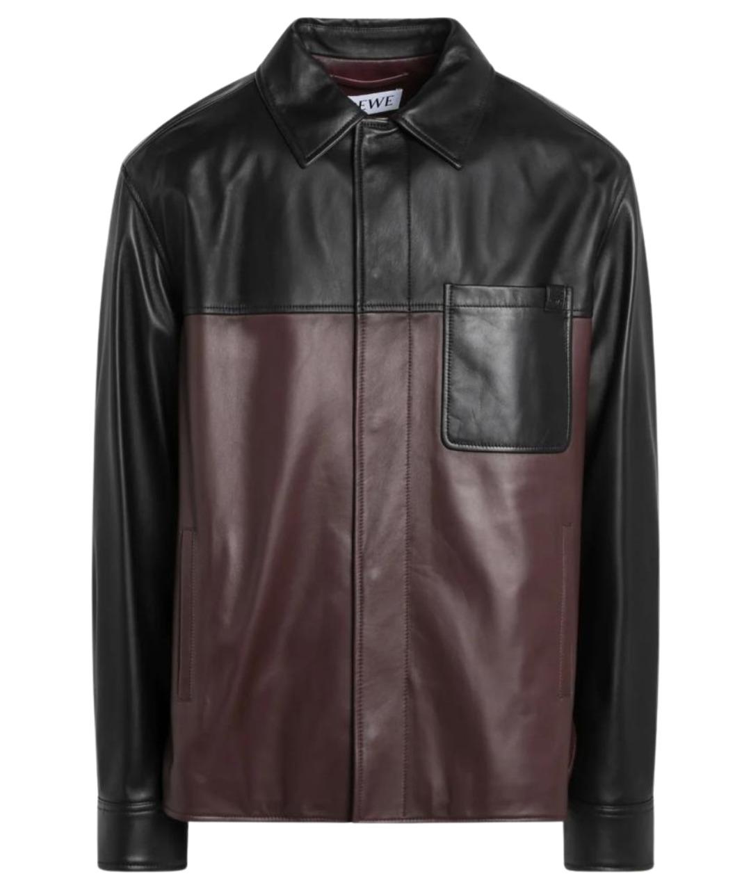 LOEWE Мульти кожаная куртка, фото 1