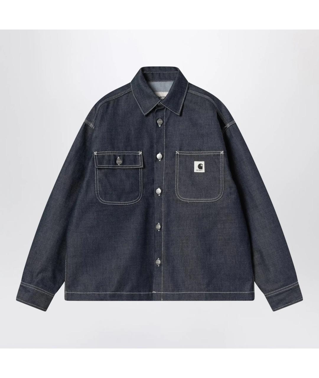 CARHARTT WIP Синяя деним куртка, фото 3