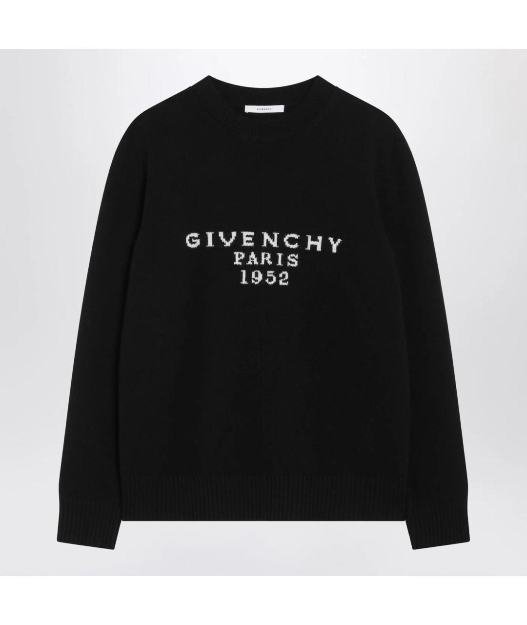 GIVENCHY Черный шерстяной джемпер / свитер, фото 3