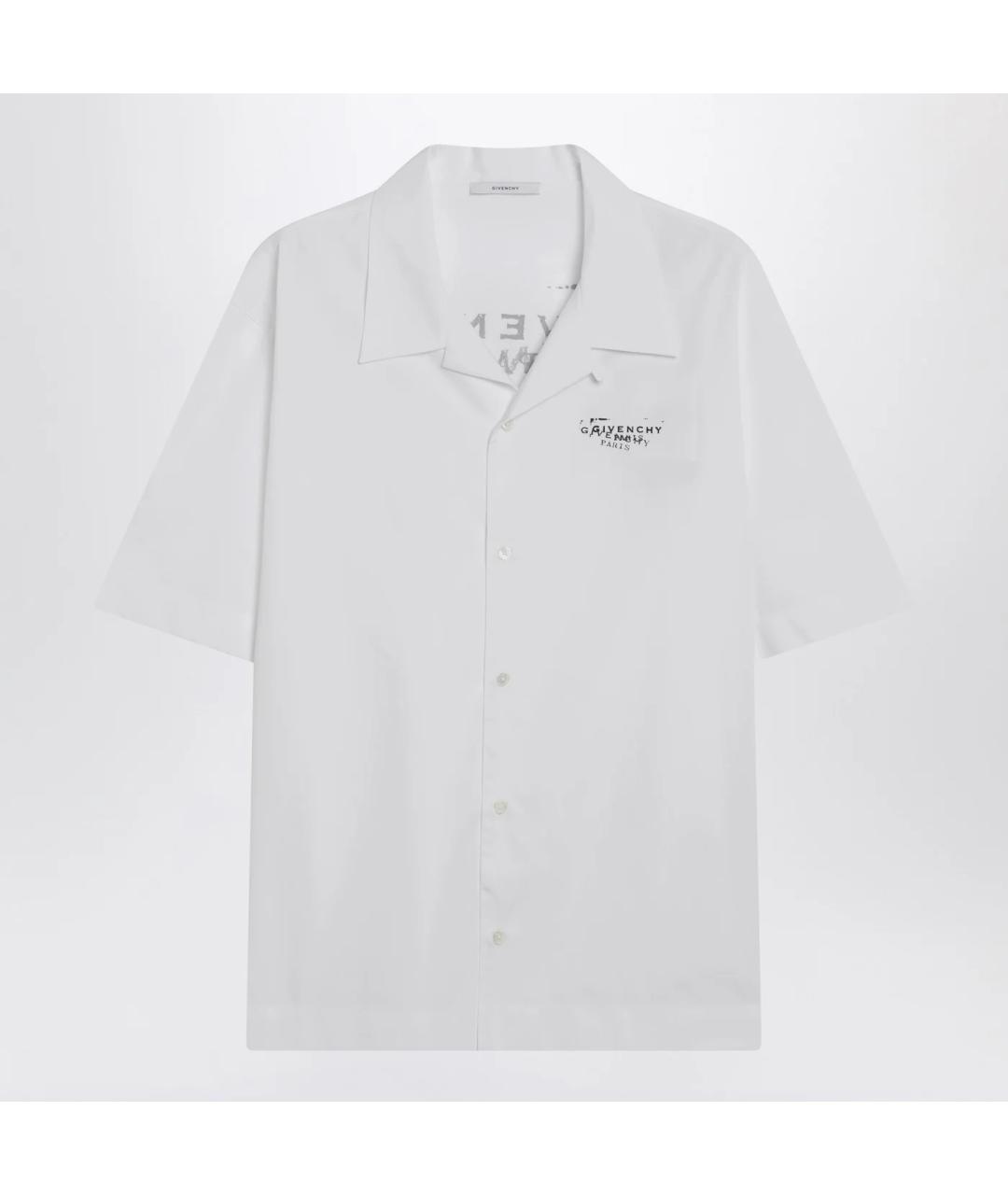 GIVENCHY Белая хлопковая кэжуал рубашка, фото 3
