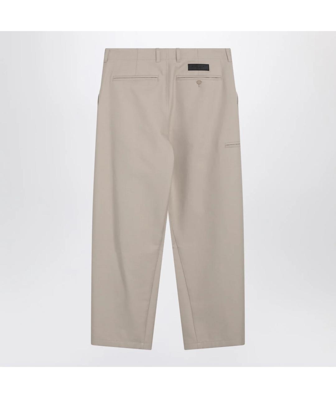 GIVENCHY Бежевые хлопковые повседневные брюки, фото 2
