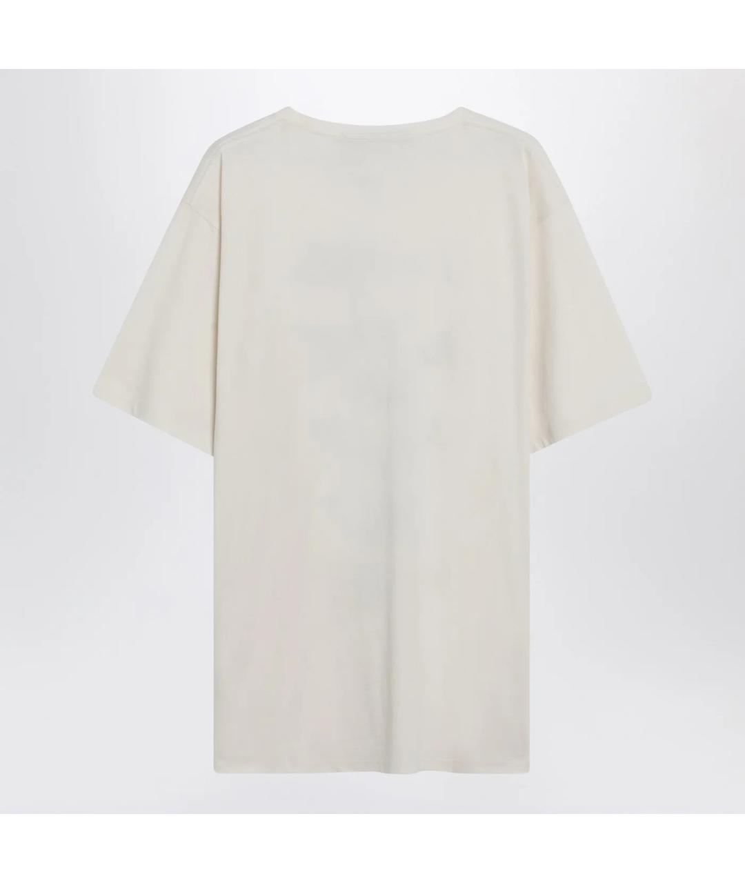 VALENTINO Белая хлопковая футболка, фото 2