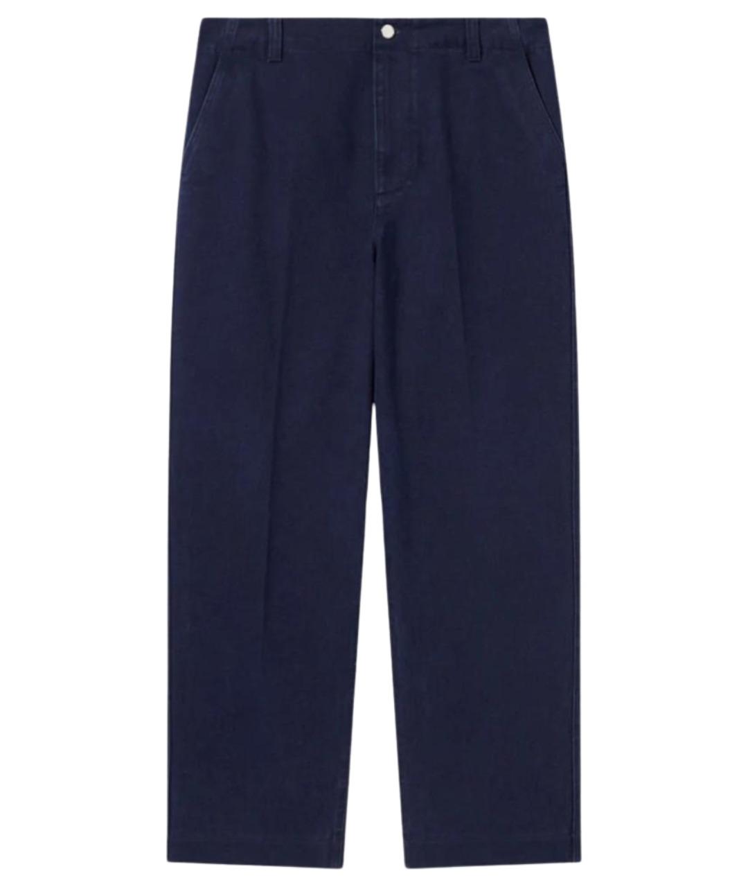 GUCCI Темно-синие хлопковые повседневные брюки, фото 1