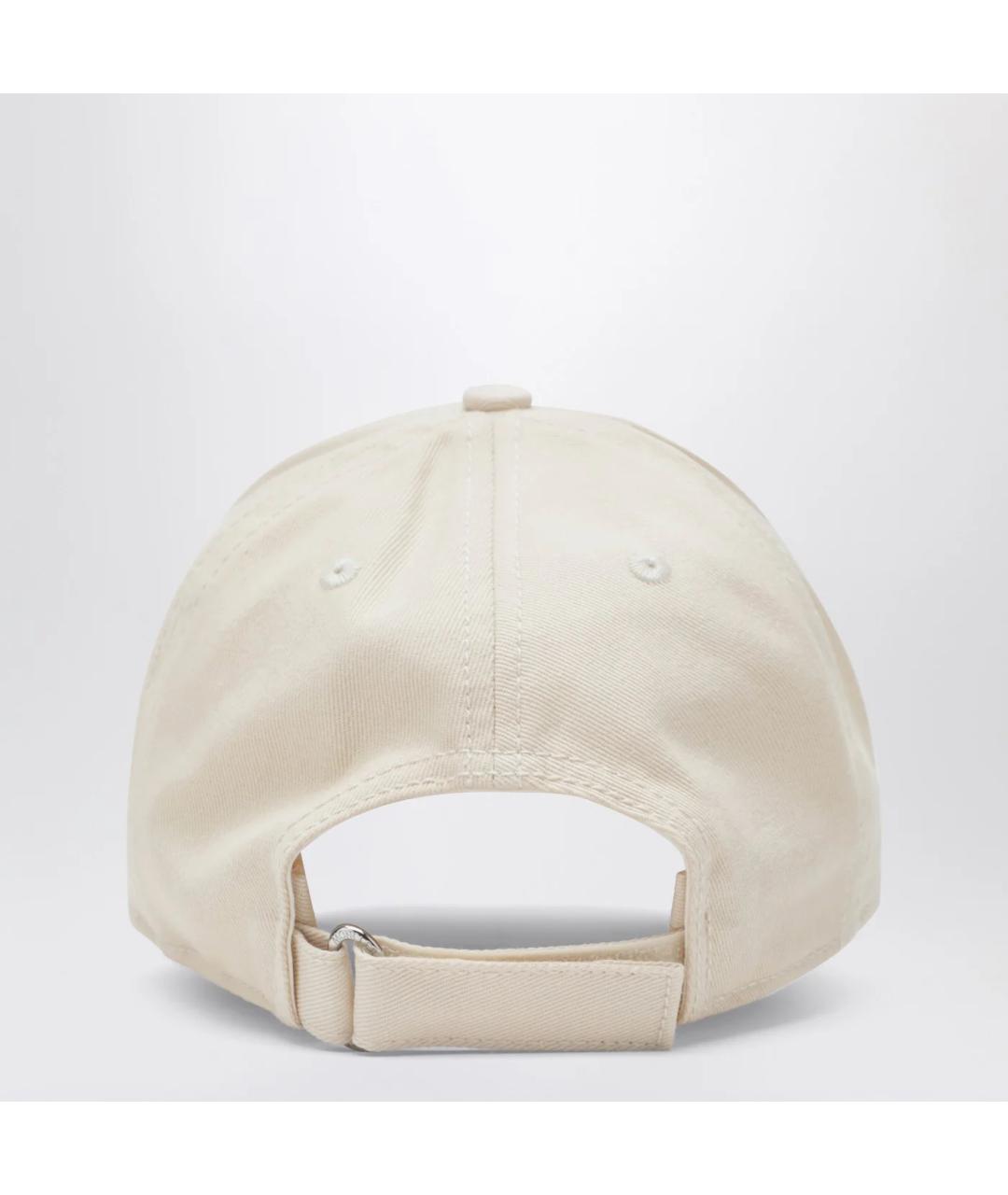 MONCLER Бежевая хлопковая шляпа, фото 2